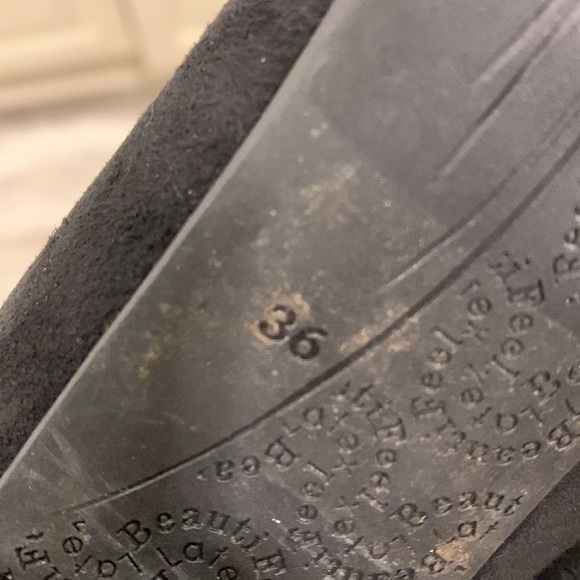 BeautiFeel suede baby heels size 36 US 5.5 - Picture 9 of 10